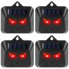 4Pcs Solar Predator Control Light Coyote Deterrent Deer Bird Repeller