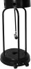 Bosonshop Outdoor Propane Heater Portable Patio Heater With Wheels 87 Inches Tall 36000 BTU for  Commercial Courtyard (Black)